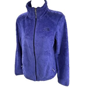 The North Face Osito Fleece Jacket Full Zip Purple Womens Small
